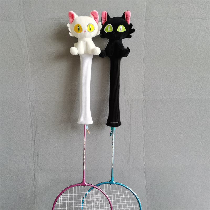 Badminton Anime - 漫画猫バドミントンラケットハンドルカバーグリッププロテクター手作りギフト