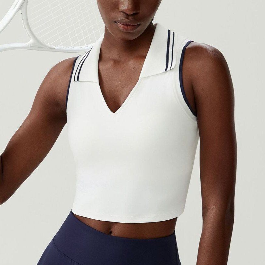Badminton Outfit - アウトドアスポーツ衣装女性ジムヨガベストトップワークアウトスポーツウェアテニスバドミントン tシャツフィットネスシャツハイウエストスカート
