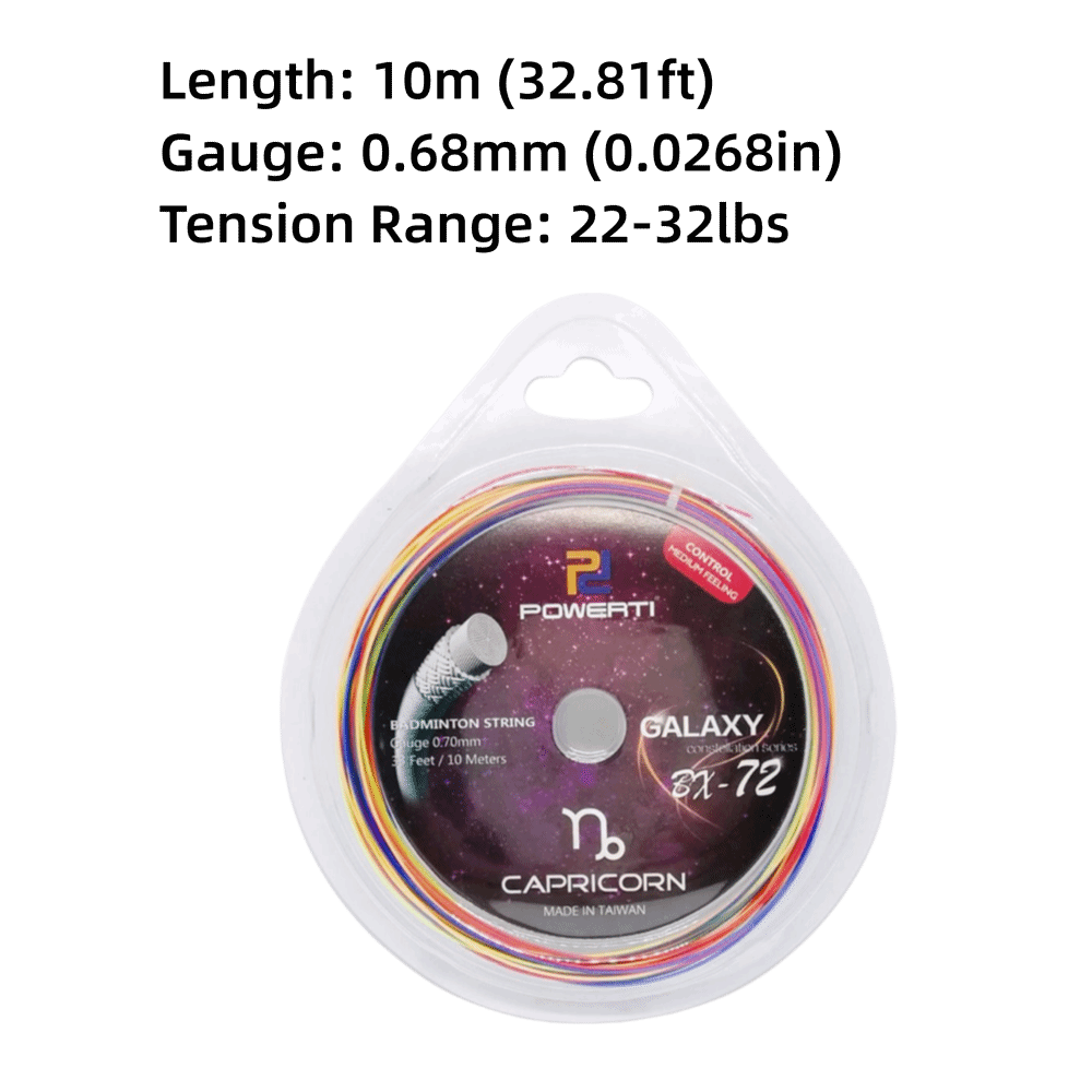 22-32ポンド バドミントンラケットストリング レインボー - Badminton Materi のレビューと価格