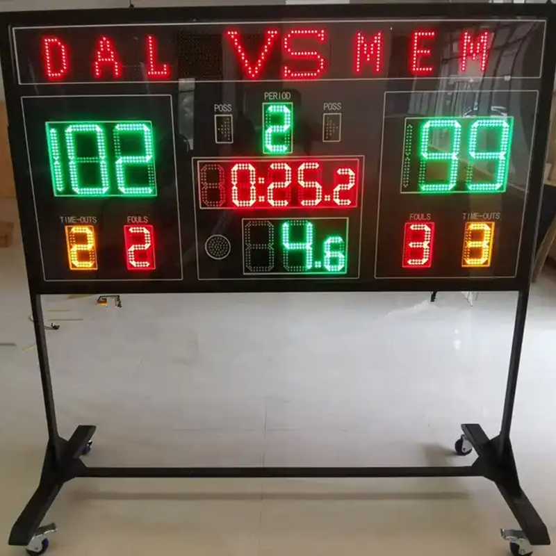 屋外用LEDスタジアムスコアボード、サッカー、バスケットボー - Scoreboard Digital のレビューと価格