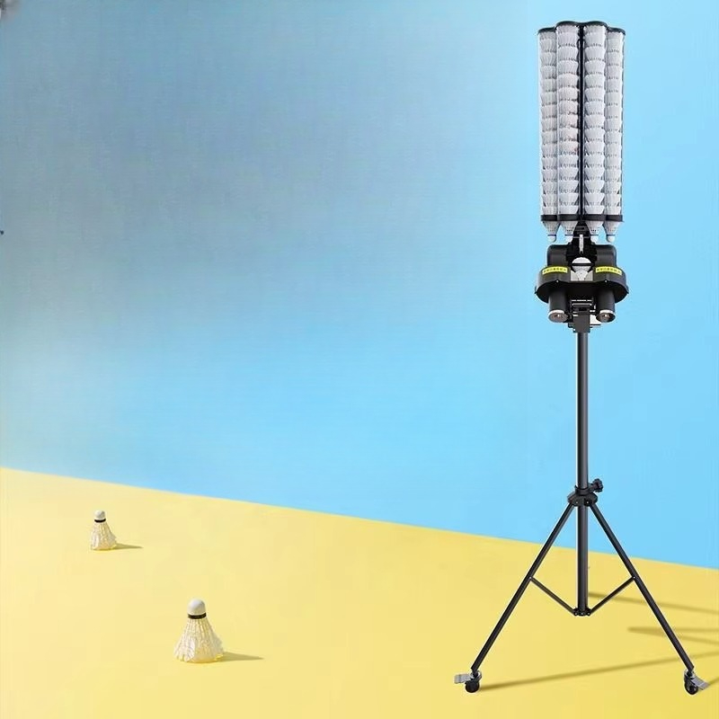 ポータブル自動バドミントンシャトルコックサーブマシン、調整可 - Feeder Machine Badminton のレビューと価格