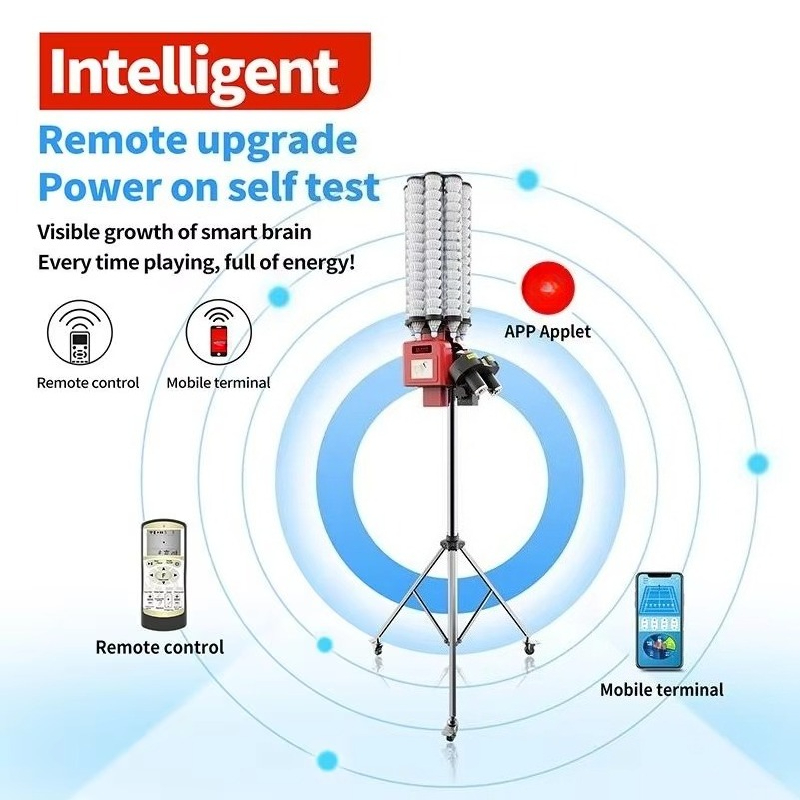 ポータブル自動バドミントンシャトルコックサーブマシン、調整可 - Feeder Machine Badminton のレビューと価格