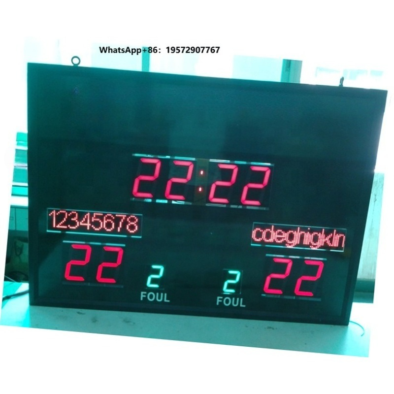 ワイヤレスリモート電子デジタルバスケットボールバレーボールサ - Scoreboard Digital のレビューと価格