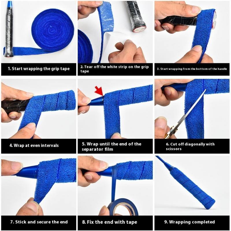 新製品 1セット 5m/10m タオルグリップ バドミントン - Badminton Rules のレビューと価格