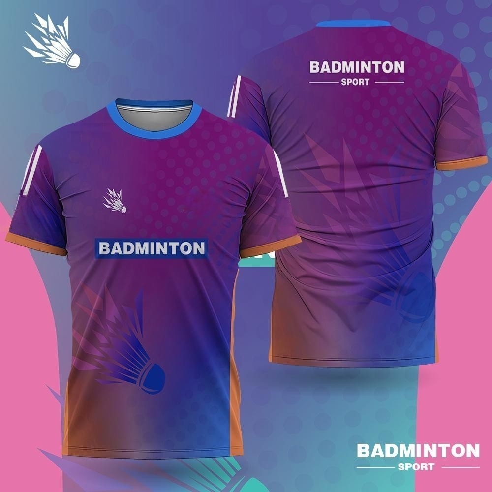 メンズバドミントンウェア グラデーション 3D プリント バ - Badminton Outfit のレビューと価格