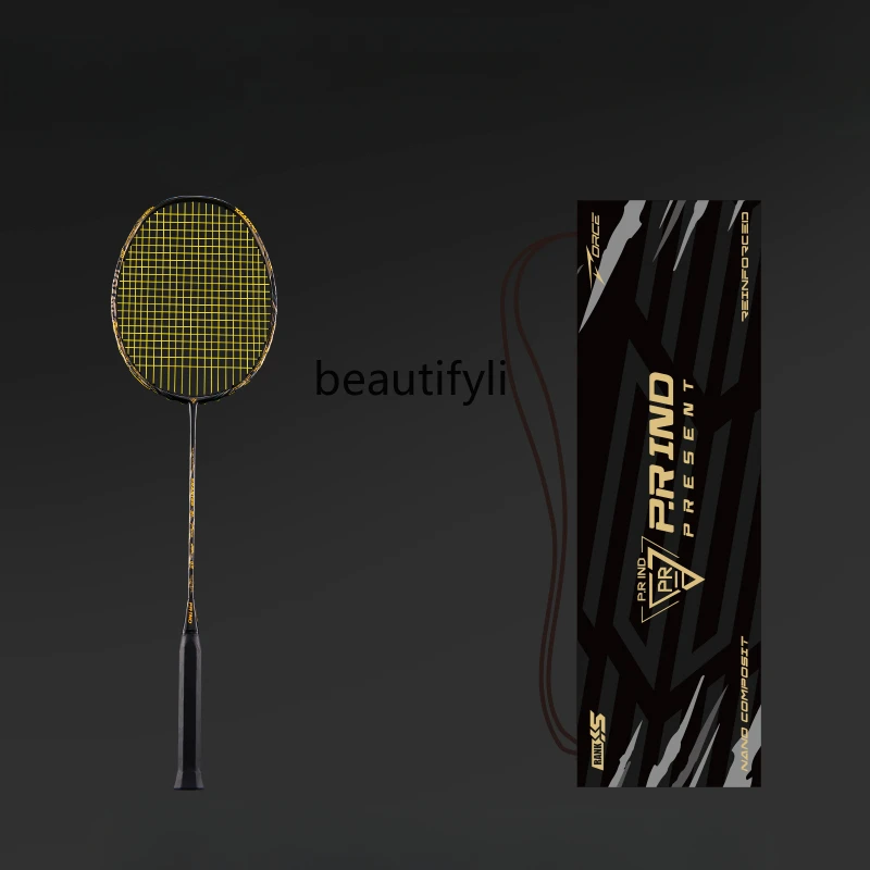 A49 バドミントンラケット フルカーボンファイバー オフェ - Badminton Materi のレビューと価格