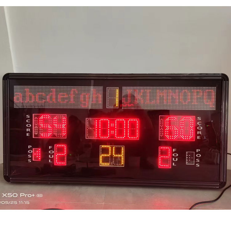 1200×600mm屋内ミニLEDマルチスポーツスコアボード - Scoreboard Digital のレビューと価格