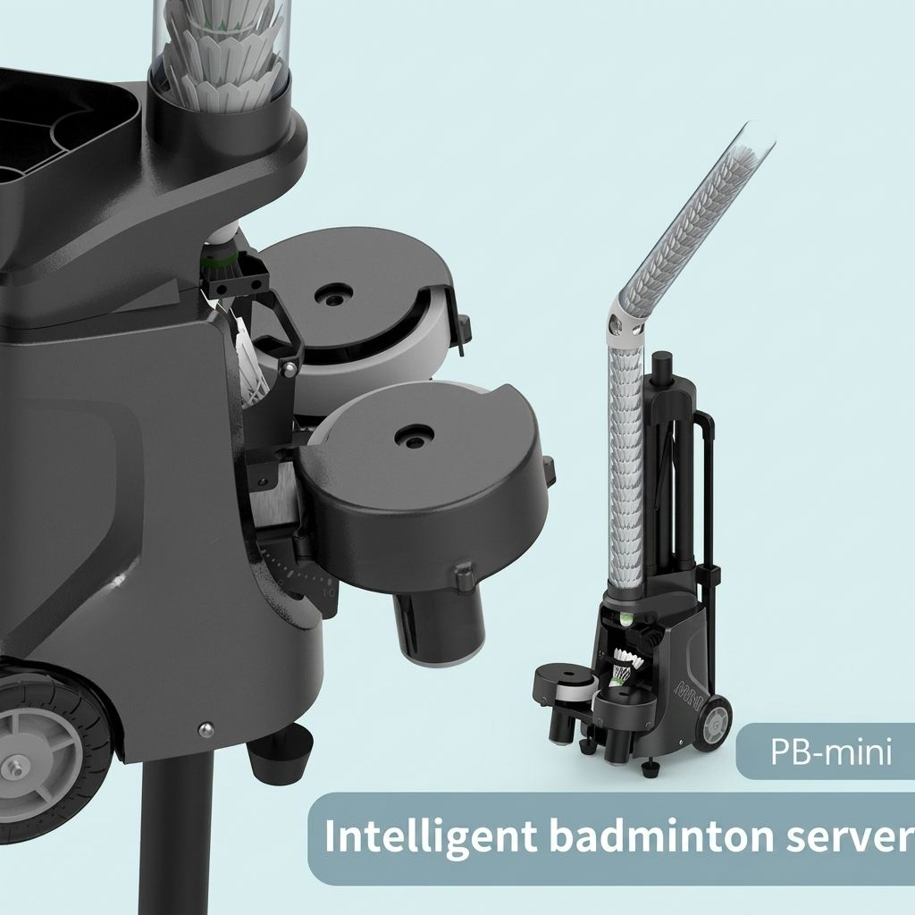 JMZ バドミントンボールフィーダー 自動シャトルコックラン - Feeder Machine Badminton のレビューと価格