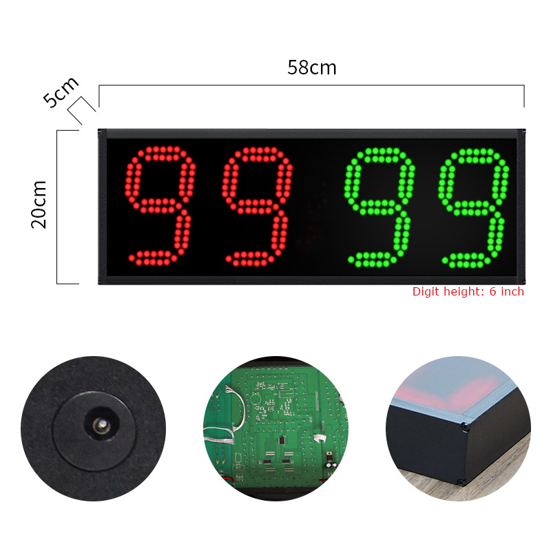 CHEETIE CP27 ポータブルスタジアム電子4桁LED - Scoreboard Digital のレビューと価格
