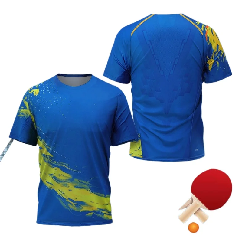 中国ドラゴン卓球グラフィック Tシャツ男性用衣類ファッション - Badminton Outfit のレビューと価格