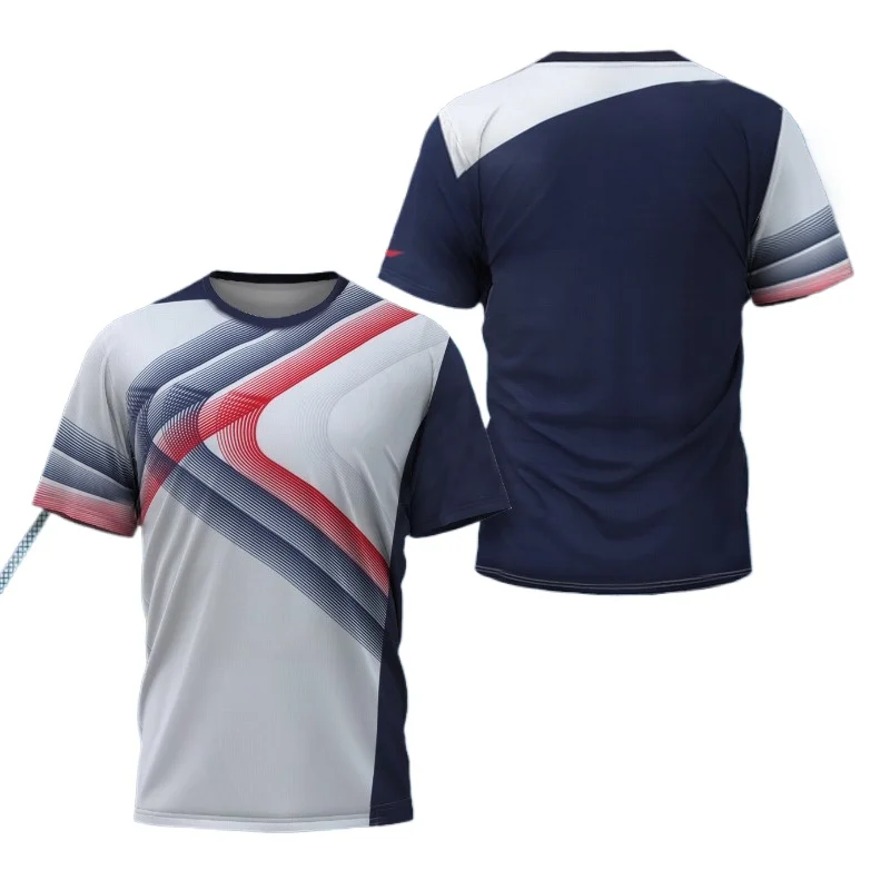 中国ドラゴン卓球グラフィック Tシャツ男性用衣類ファッション - Badminton Outfit のレビューと価格