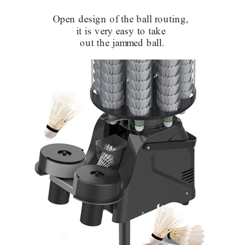 プロ仕様自動バドミントンボールマシン 強力パワー アプリ遠隔 - Feeder Machine Badminton のレビューと価格