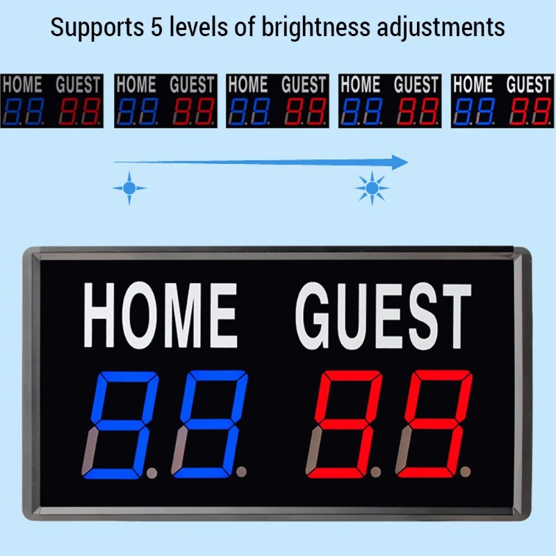 4桁LED電子スコアボード スコアキーパー時計 コーンホール - Scoreboard Digital のレビューと価格