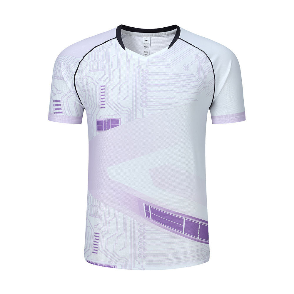 女性ツーピースバドミントンセット卓球シャツ通気性男性テニス衣 - Badminton Outfit のレビューと価格