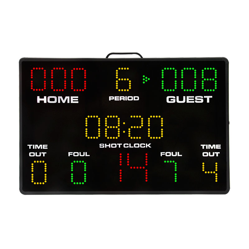 学校のクラブで使用できる、持ち運び可能なLEDマルチスポーツ - Scoreboard Digital のレビューと価格