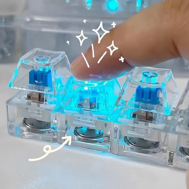 ホット販売 1 個 LED キーボードキーホルダーストレスリ - Badminton Anime のレビューと価格